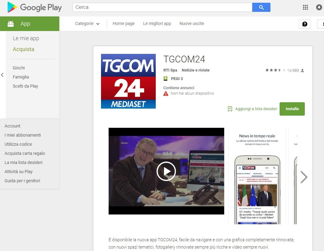TGCOM24 GRATIS SCARICA