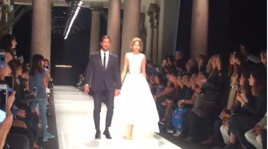 Fabrizio Corona si sposa... ma solo in passerella