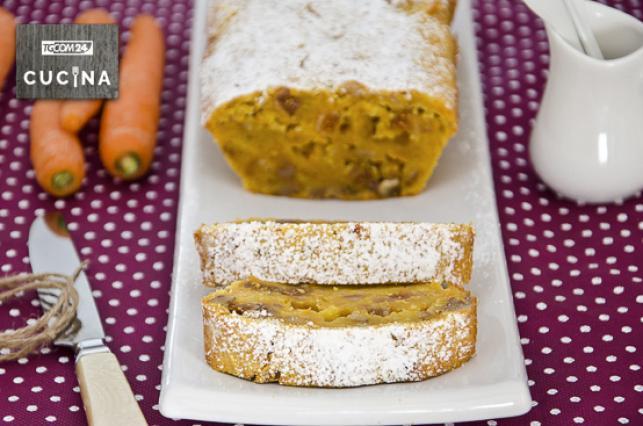 Plumcake alle carote e noci
