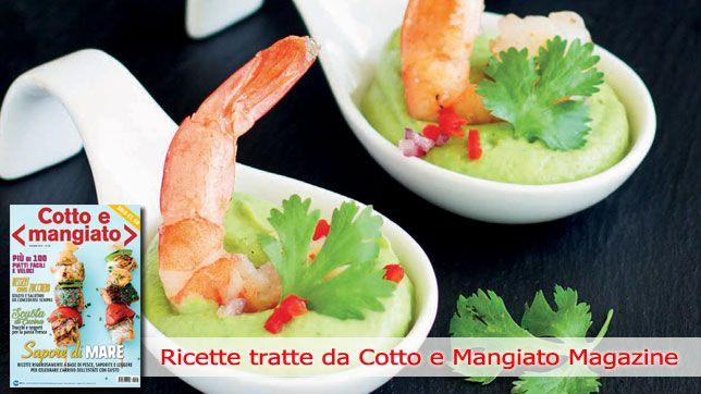 Gamberi avocado e lime