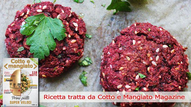 Burger di barbabietola