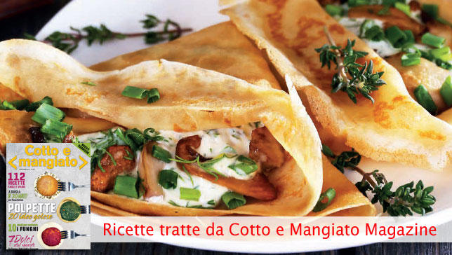 Crespelle ai funghi, armonie di gusto