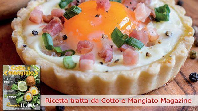 Tartellette all'occhio di bue con stracchino