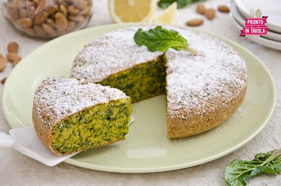 Torta dolce di carote e spinaci