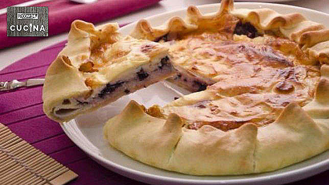 Quiche al radicchio e ricotta