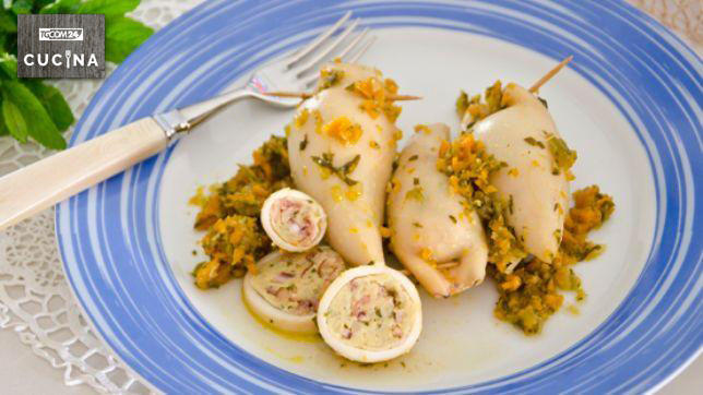 Calamari ripieni di patate