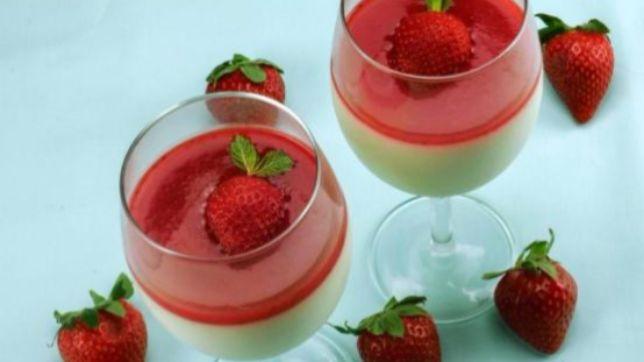 I dolci di Alice: panna cotta al cioccolato bianco e fragole