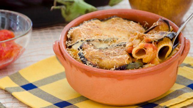 Bomba di maccheroni e melanzane