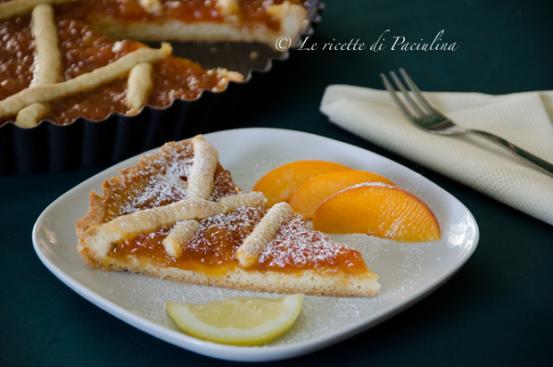 Crostata alla confettura di pesche