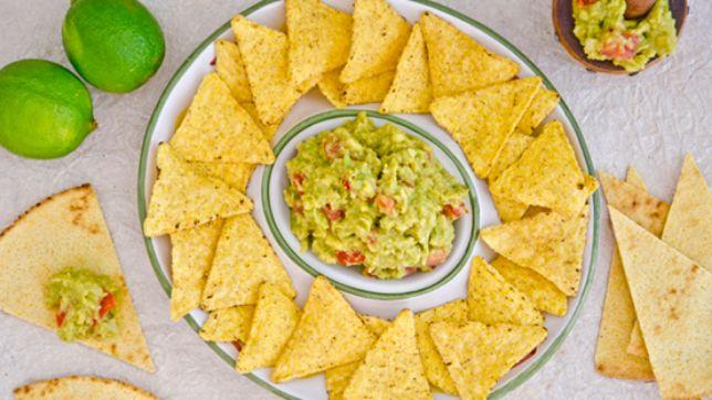 Guacamole e tortillas