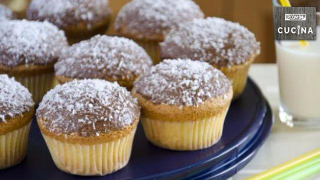 Muffin al cocco e Nutella senza burro