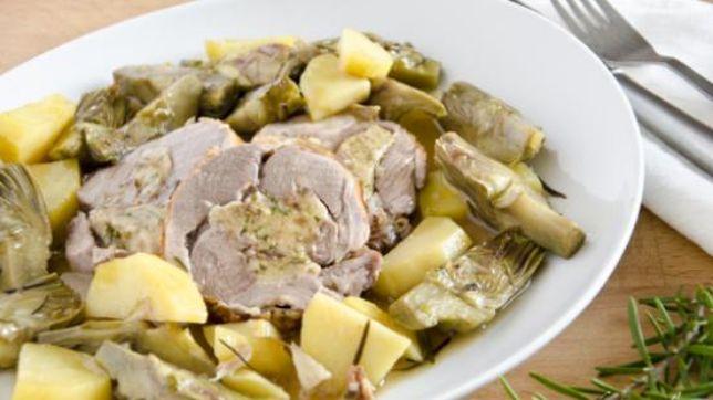 Cosciotto di agnello farcito