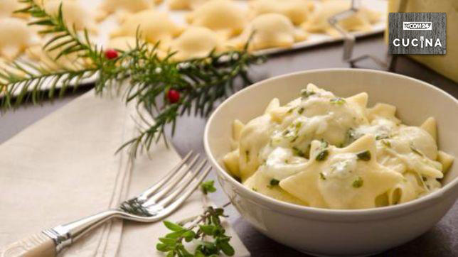 Stelline ripiene ai funghi e asiago