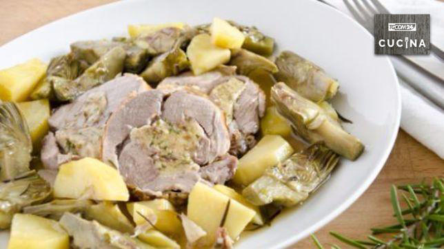 Cosciotto di agnello farcito