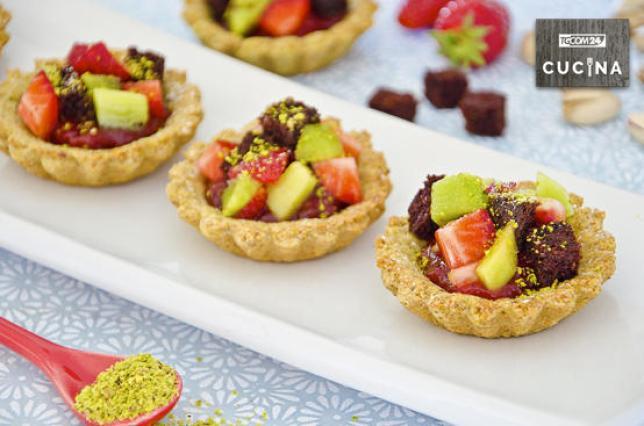 Tartellette al pistacchio