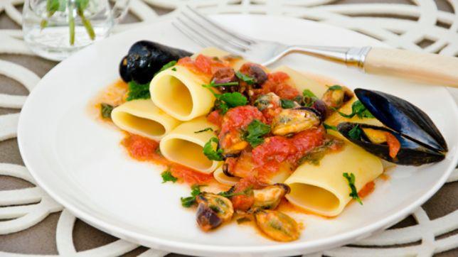 Paccheri al sugo di cozze