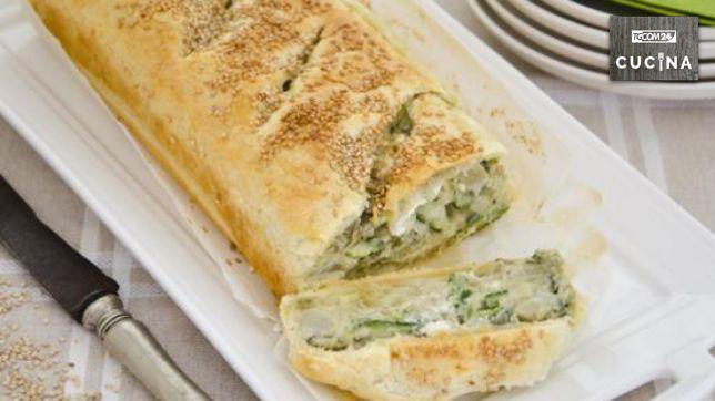 Strudel di verdure e formaggio