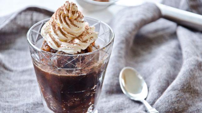 Granita al caffè con panna montata