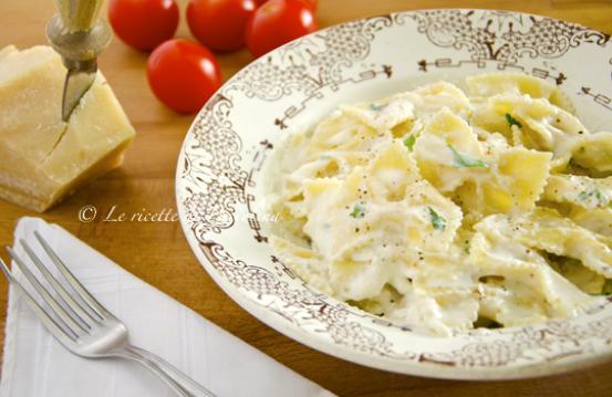 Pasta e ricotta di bufala