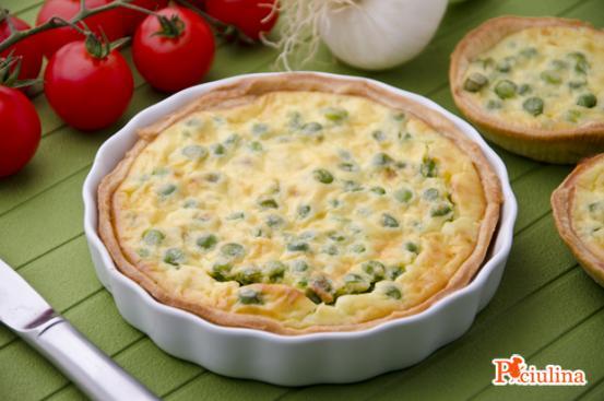 Mini quiche ai piselli