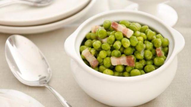 Piselli e pancetta