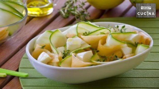 Insalata di zucchine e melone