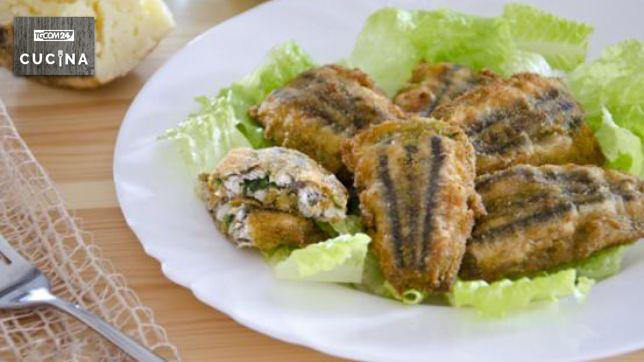 Alici ripiene fritte
