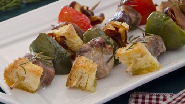Spiedini di carne al forno