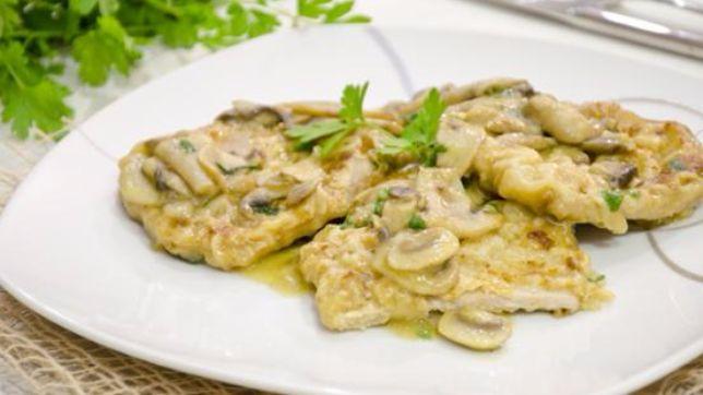 Scaloppine di maiale ai funghi