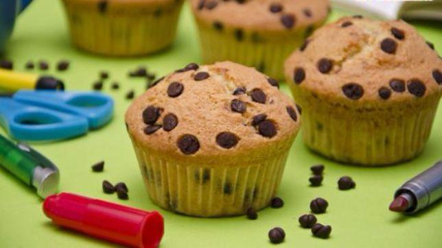 Muffin con gocce di cioccolato