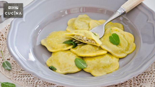 Ravioli ai carciofi e tofu