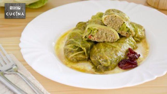 Involtini di verza vegetariani