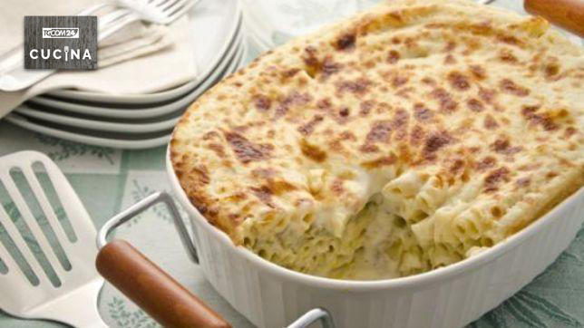 Timballo di ziti ai carciofi
