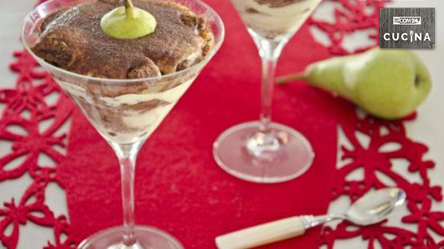 Tiramisù alle pere e frollini