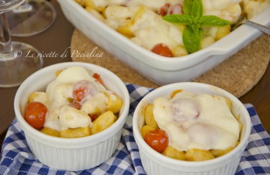 Gnocchi di ricotta gratinati