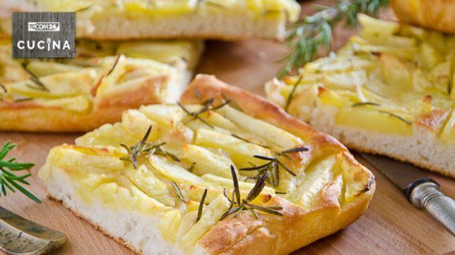 Pizza con patate e rosmarino