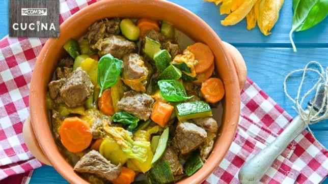Spezzatino con verdure estive