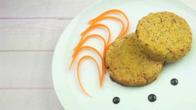 Hamburger di bucce di carote
