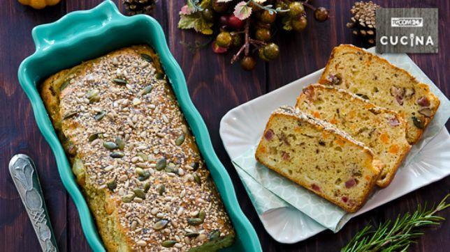Plumcake salato alla zucca