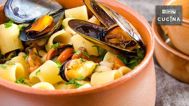 Pasta fagioli e cozze