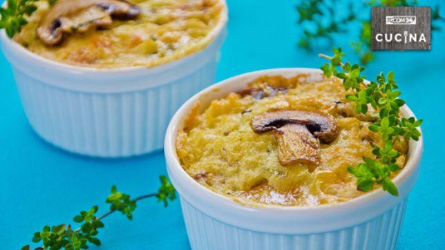 Sformatini di patate e funghi