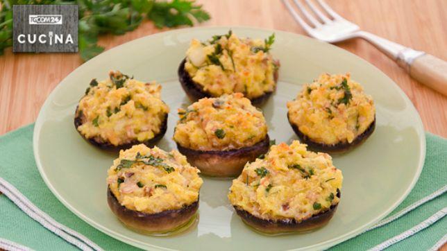 Funghi ripieni al forno