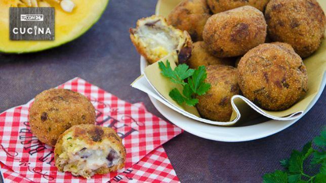 Polpette di zucca e funghi