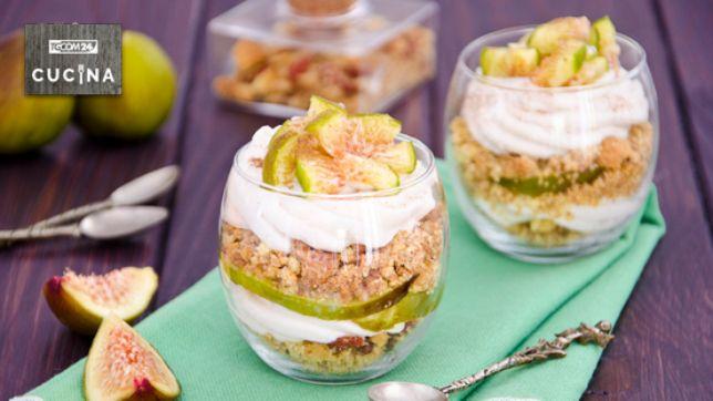 Tiramisù ai fichi e ricotta