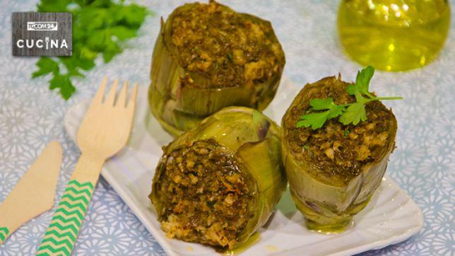 Carciofi ripieni senza carne