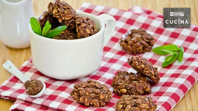 Biscotti alla Nutella e avena