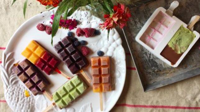 Gelati di frutta casalinghi, senza gelatiera