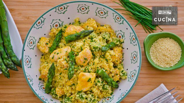 Cous cous pollo e asparagi