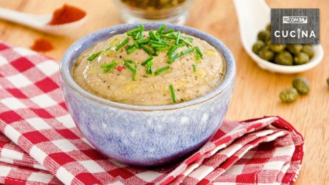 Salsa di ceci e olive nere