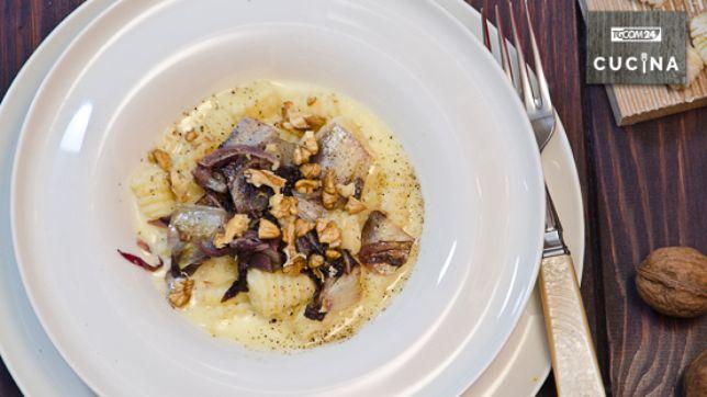 Gnocchi radicchio e noci